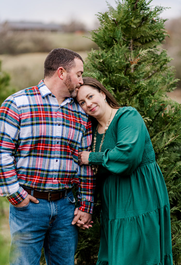 Christmas family session, Christmas couple session